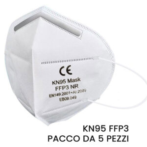 mascherina kn95 ffp3 pacco da 5 ricdar servizi