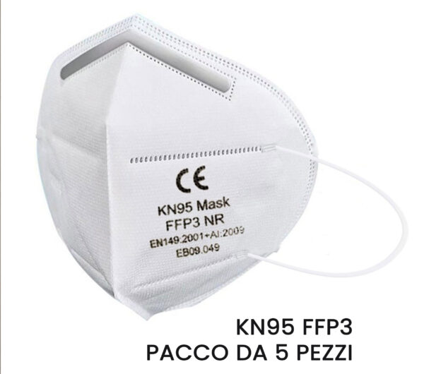 mascherina kn95 ffp3 pacco da 5 ricdar servizi